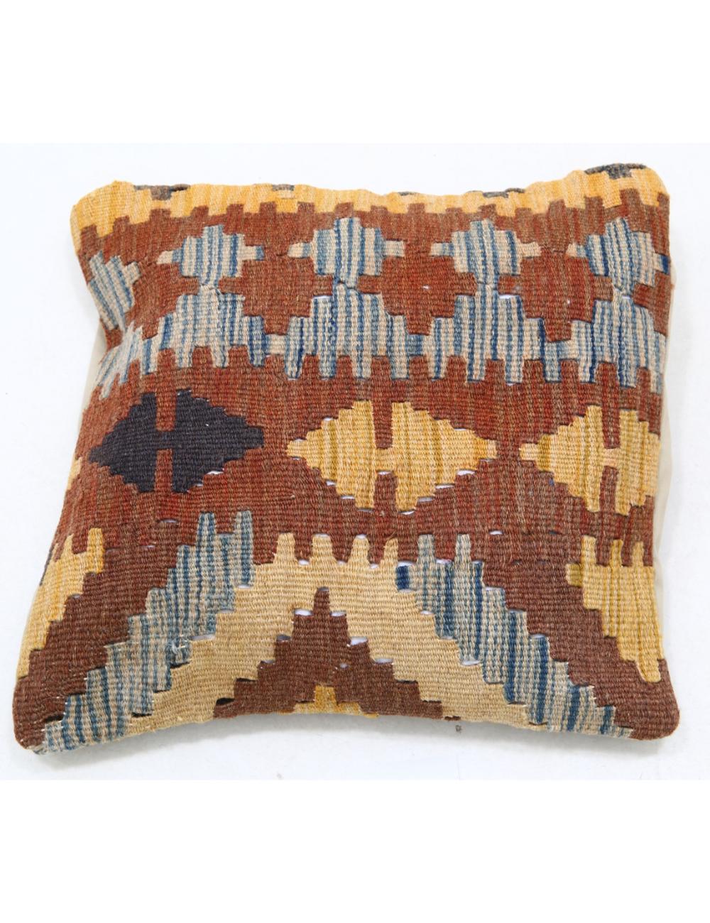 Hand Woven Tribal  Wool Pillow - 1&#39;5&#39;&#39; x 1&#39;5&#39;&#39;