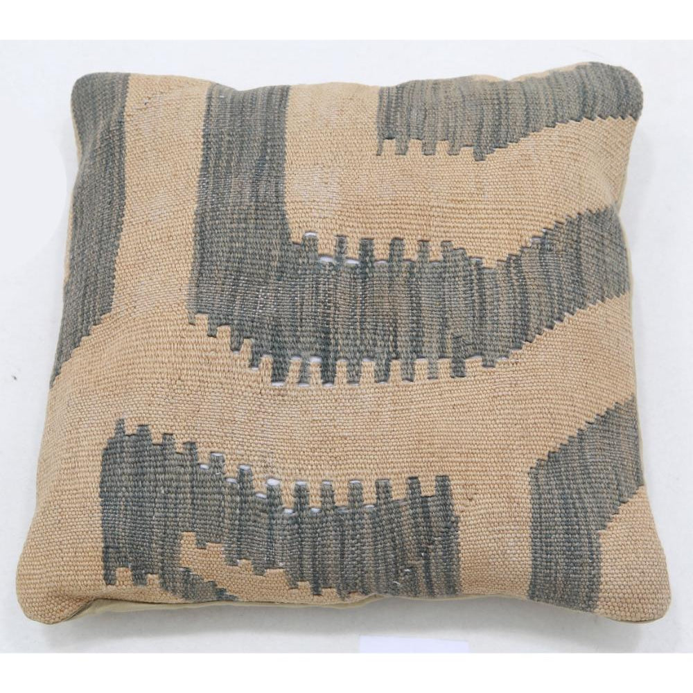 Hand Woven Tribal  Wool Pillow - 1'5'' x 1'5''