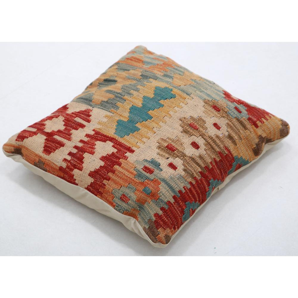 Hand Woven Tribal  Wool Pillow - 1'5'' x 1'5''
