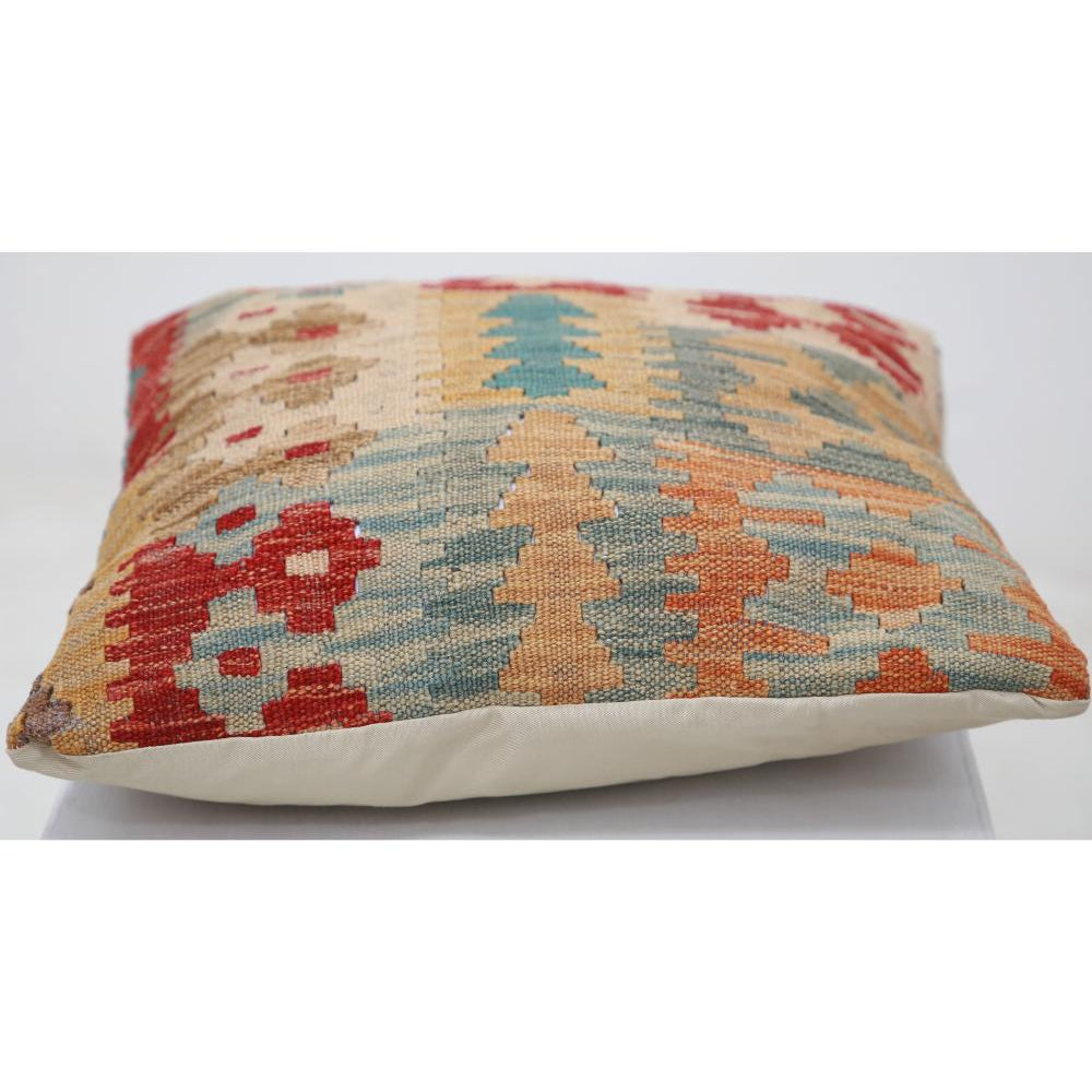 Hand Woven Tribal  Wool Pillow - 1'5'' x 1'5''
