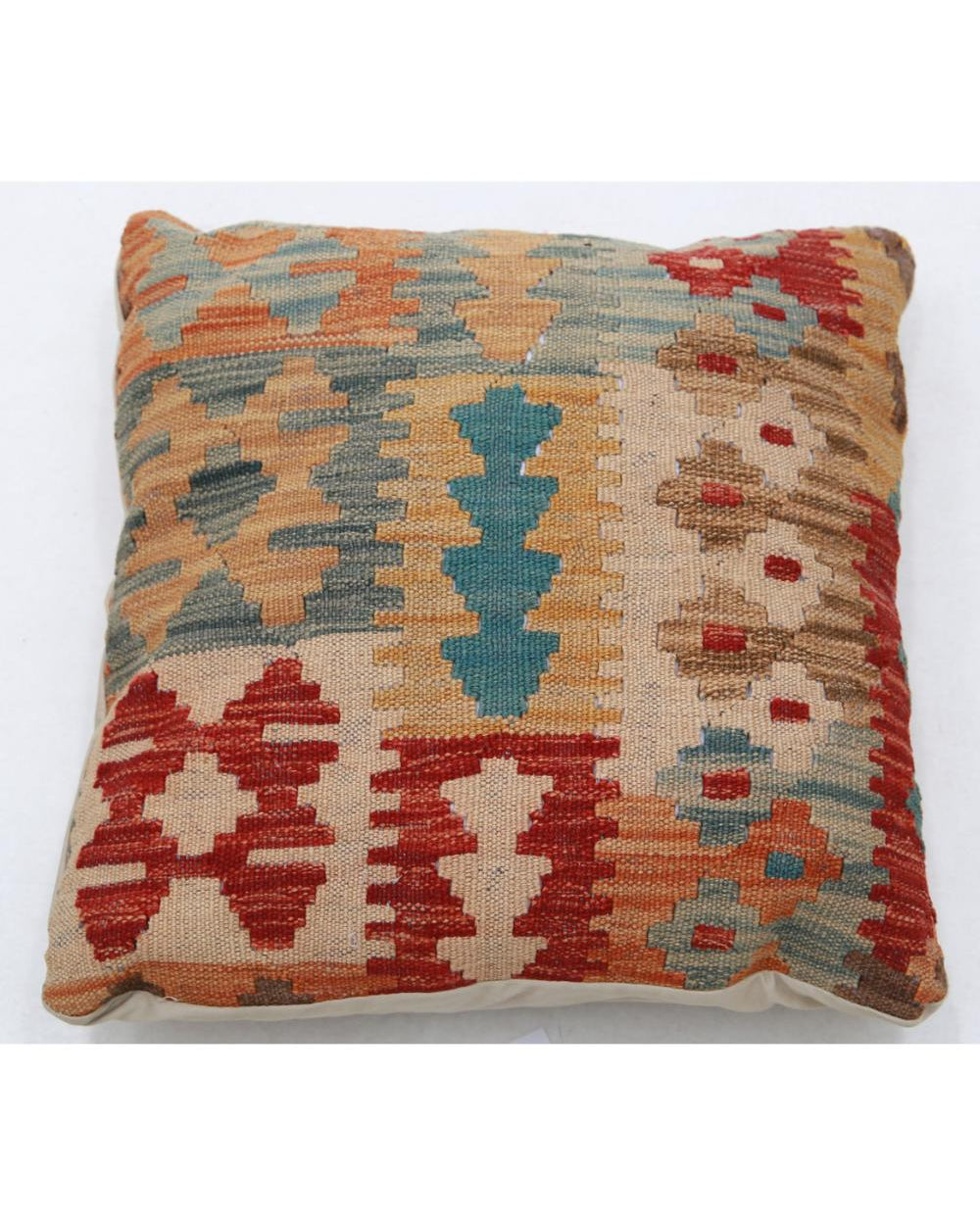 Hand Woven Tribal  Wool Pillow - 1'5'' x 1'5''