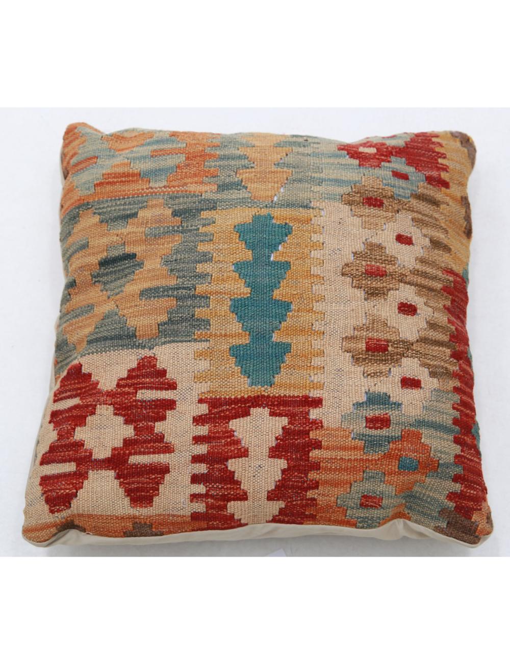 Hand Woven Tribal  Wool Pillow - 1&#39;5&#39;&#39; x 1&#39;5&#39;&#39;