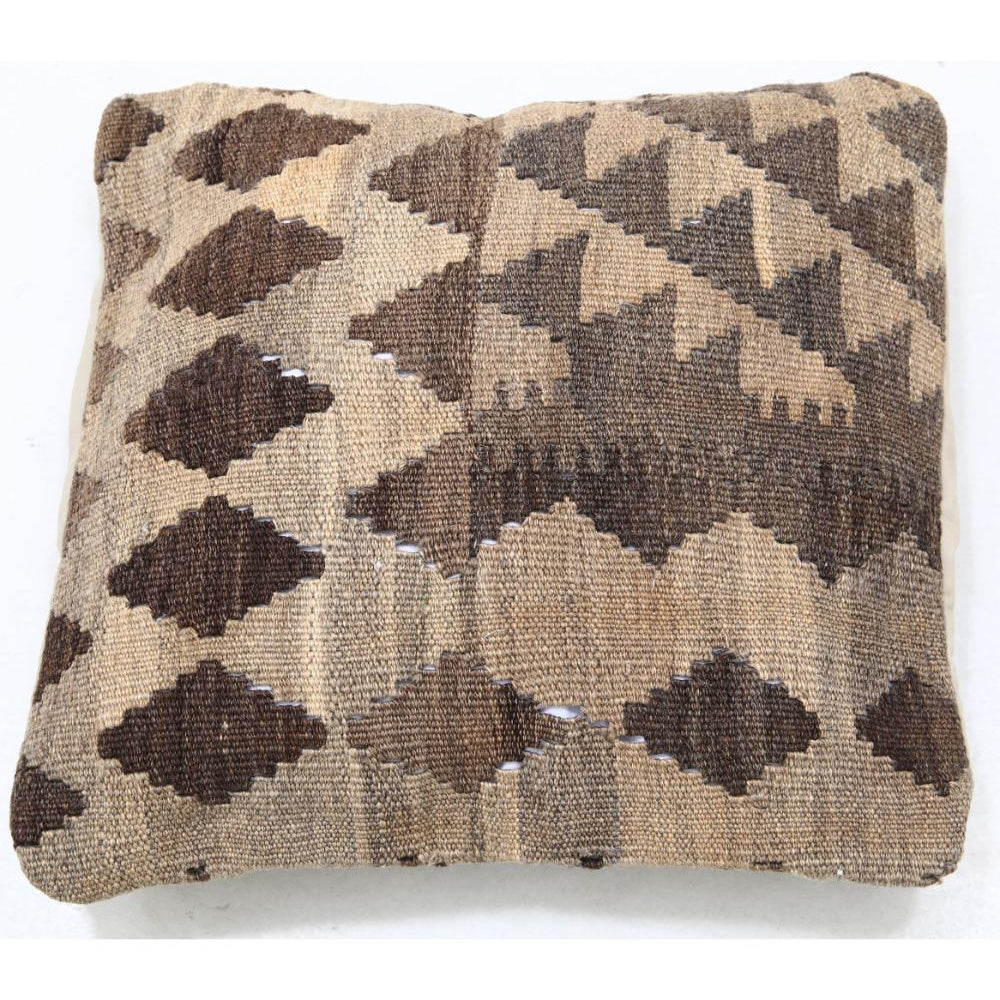 Hand Woven Tribal  Wool Pillow - 1'5'' x 1'5''