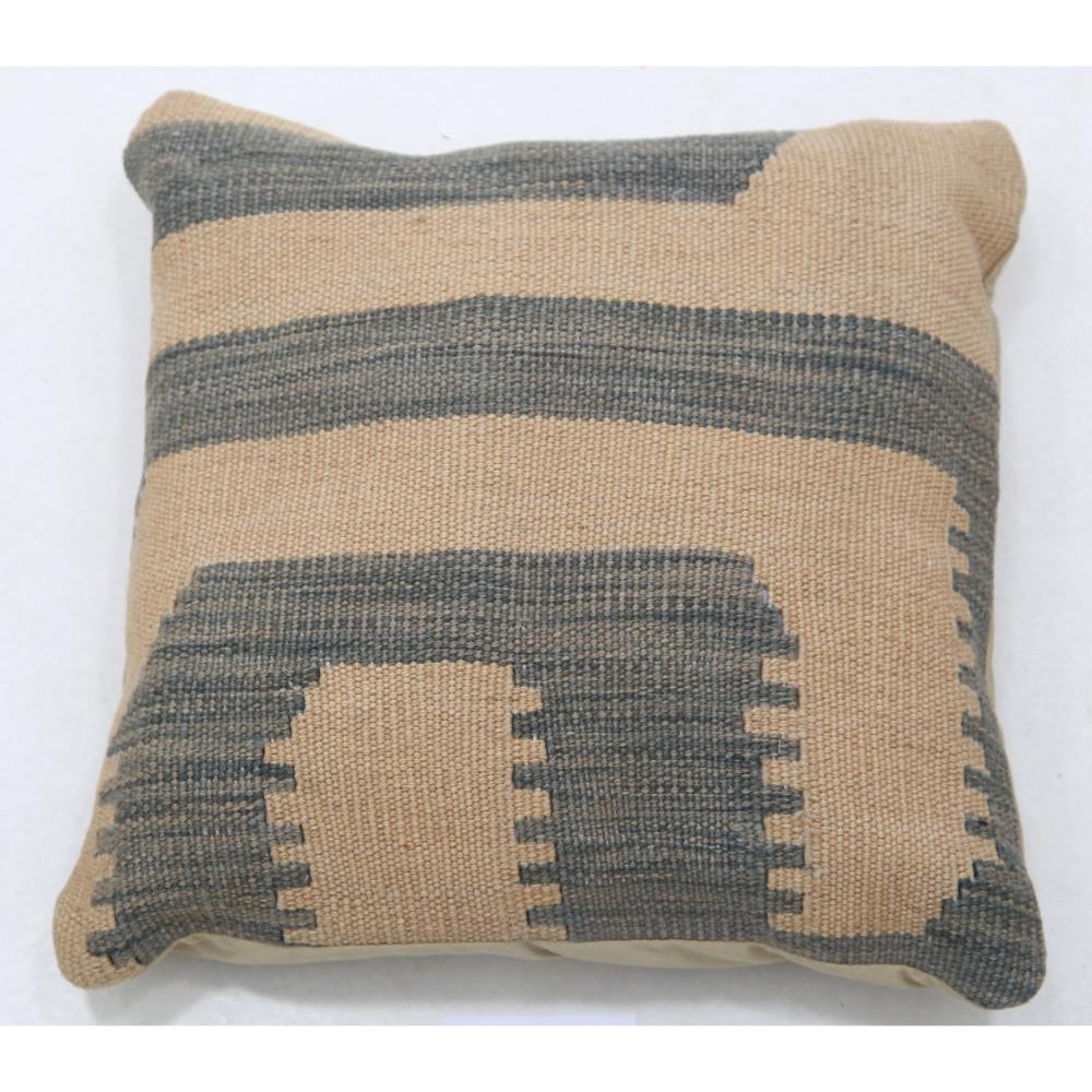 Hand Woven Tribal  Wool Pillow - 1'5'' x 1'5''