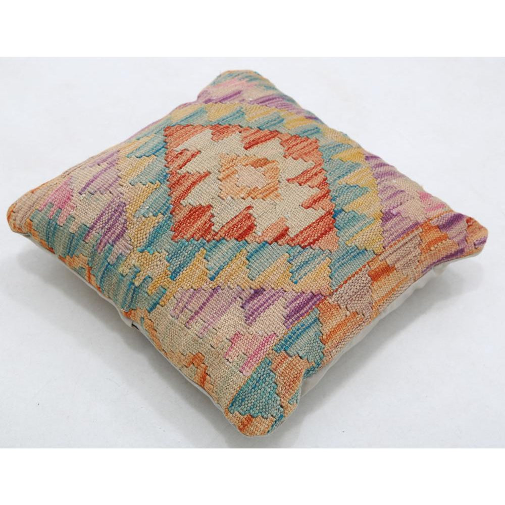 Hand Woven Tribal  Wool Pillow - 1'5'' x 1'5''