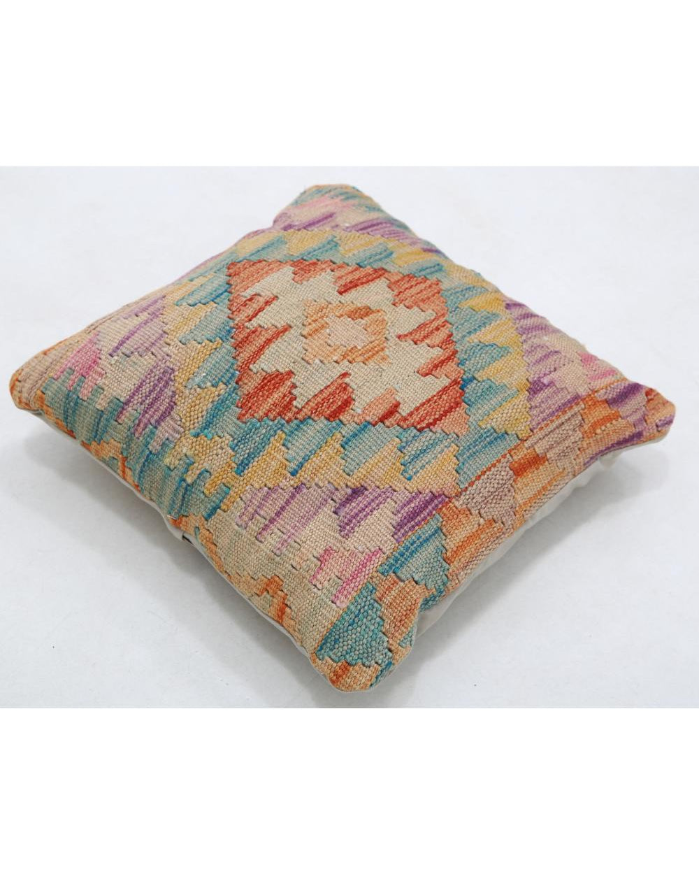 Hand Woven Tribal  Wool Pillow - 1'5'' x 1'5''