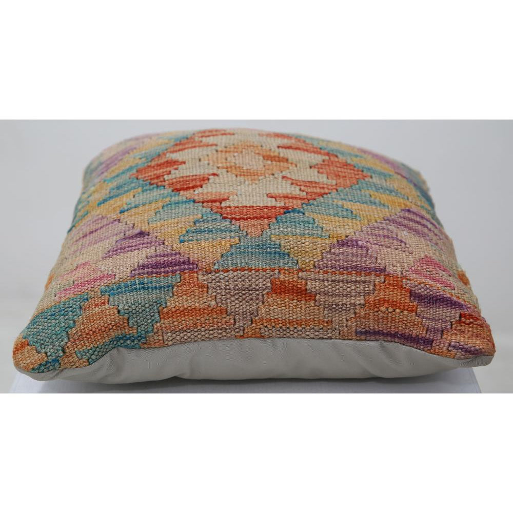 Hand Woven Tribal  Wool Pillow - 1'5'' x 1'5''