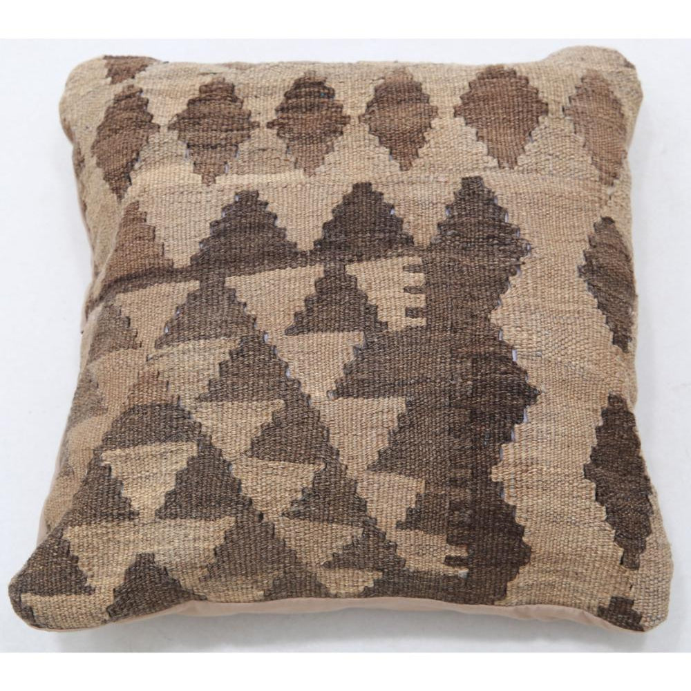 Hand Woven Tribal  Wool Pillow - 1'5'' x 1'5''