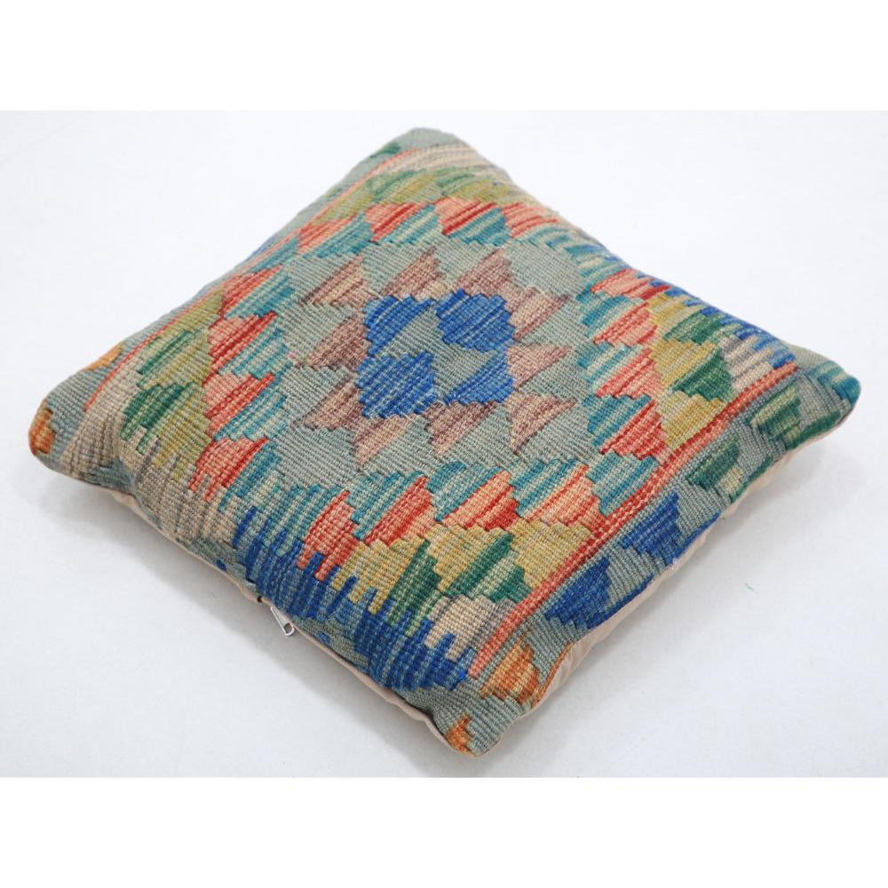 Hand Woven Tribal  Wool Pillow - 1'5'' x 1'5''
