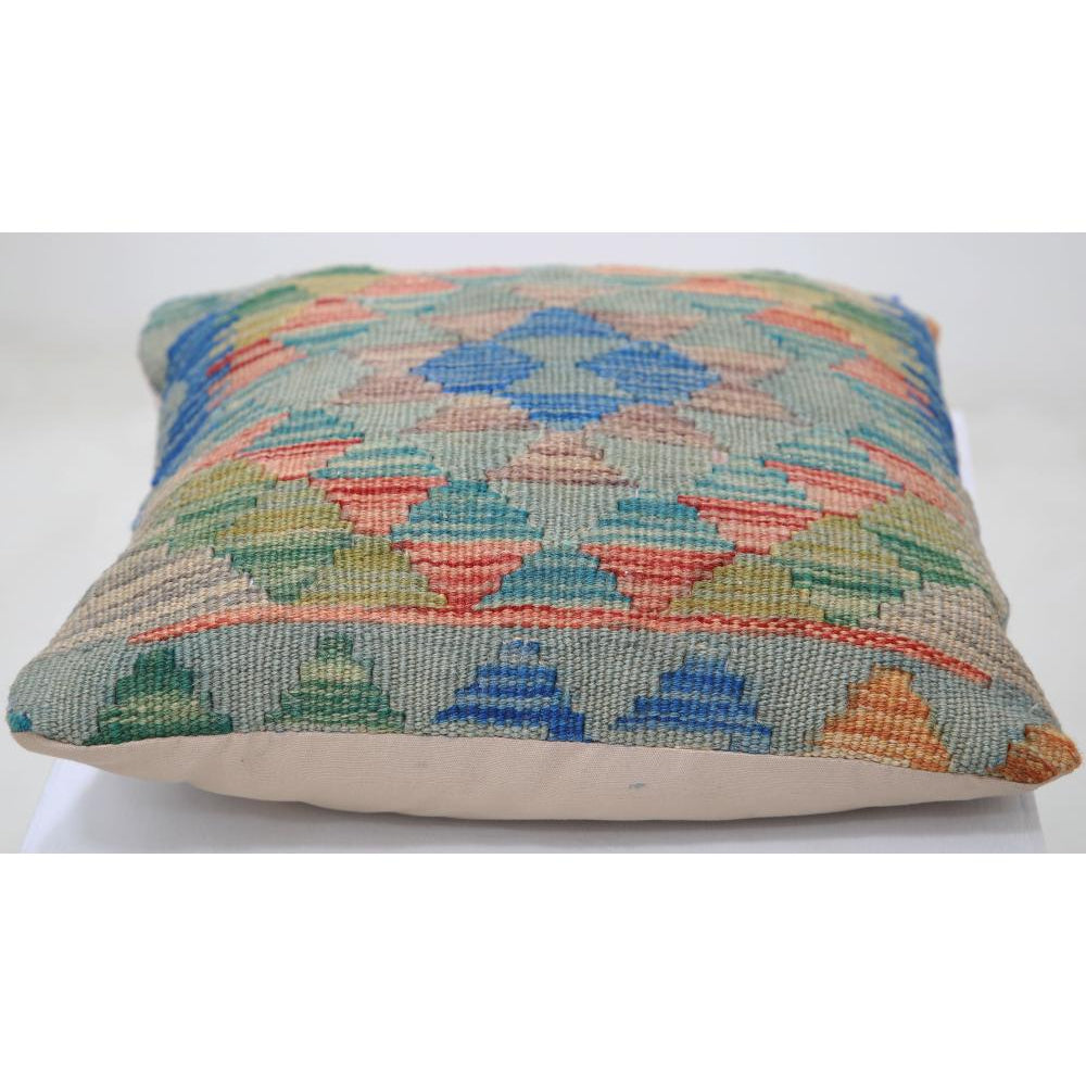 Hand Woven Tribal  Wool Pillow - 1'5'' x 1'5''
