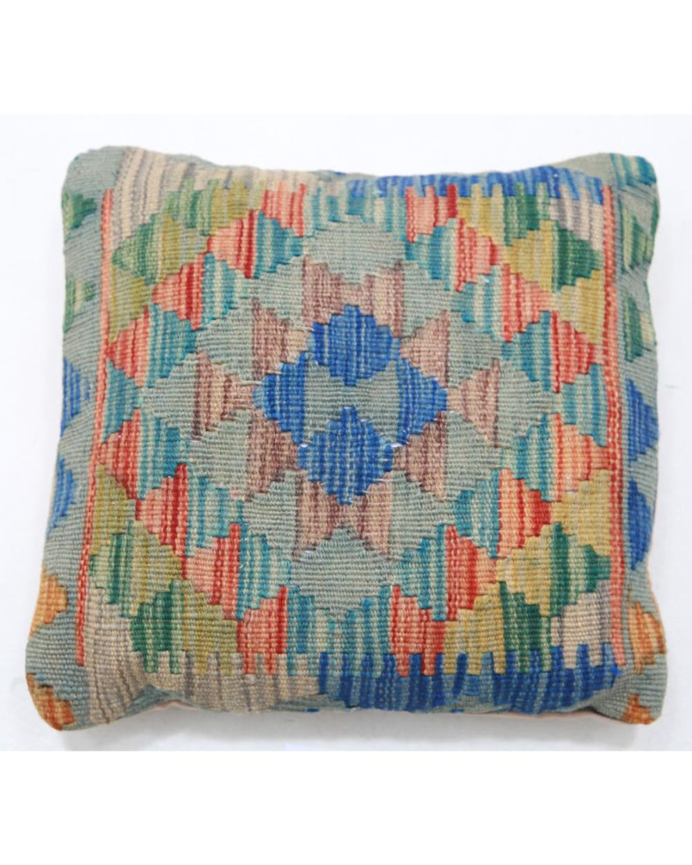 Hand Woven Tribal  Wool Pillow - 1'5'' x 1'5''