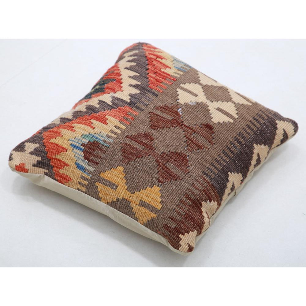 Hand Woven Tribal  Wool Pillow - 1'5'' x 1'5''