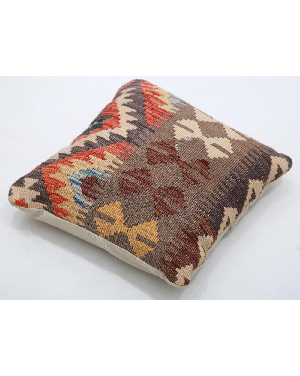 Hand Woven Tribal  Wool Pillow - 1'5'' x 1'5''