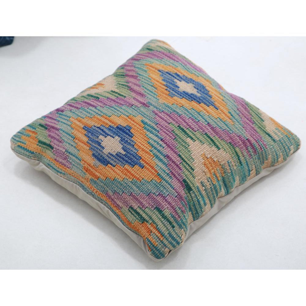 Hand Woven Tribal  Wool Pillow - 1'5'' x 1'5''
