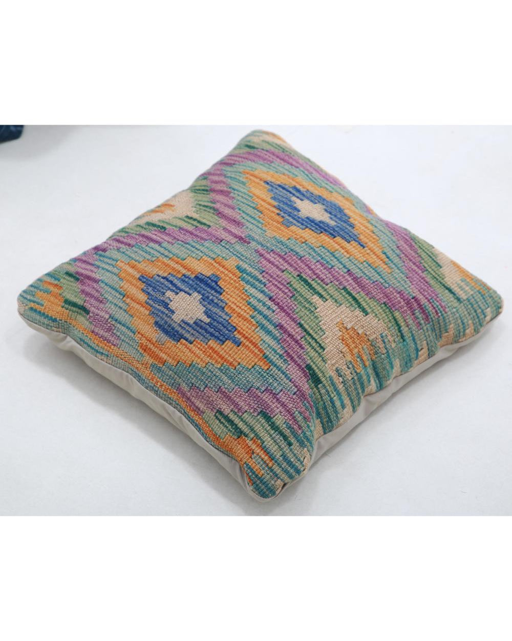 Hand Woven Tribal  Wool Pillow - 1'5'' x 1'5''