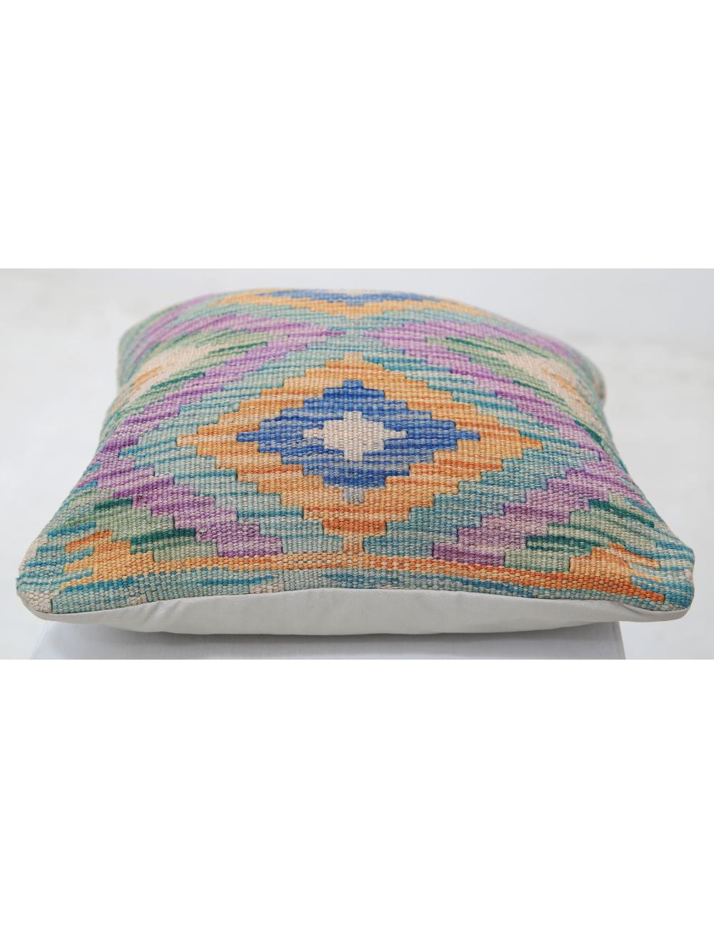 Hand Woven Tribal  Wool Pillow - 1'5'' x 1'5''