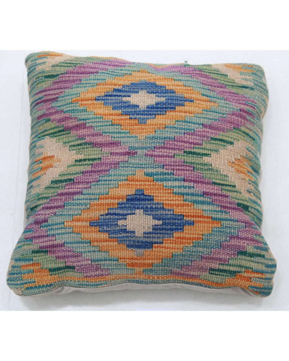 Hand Woven Tribal  Wool Pillow - 1'5'' x 1'5''