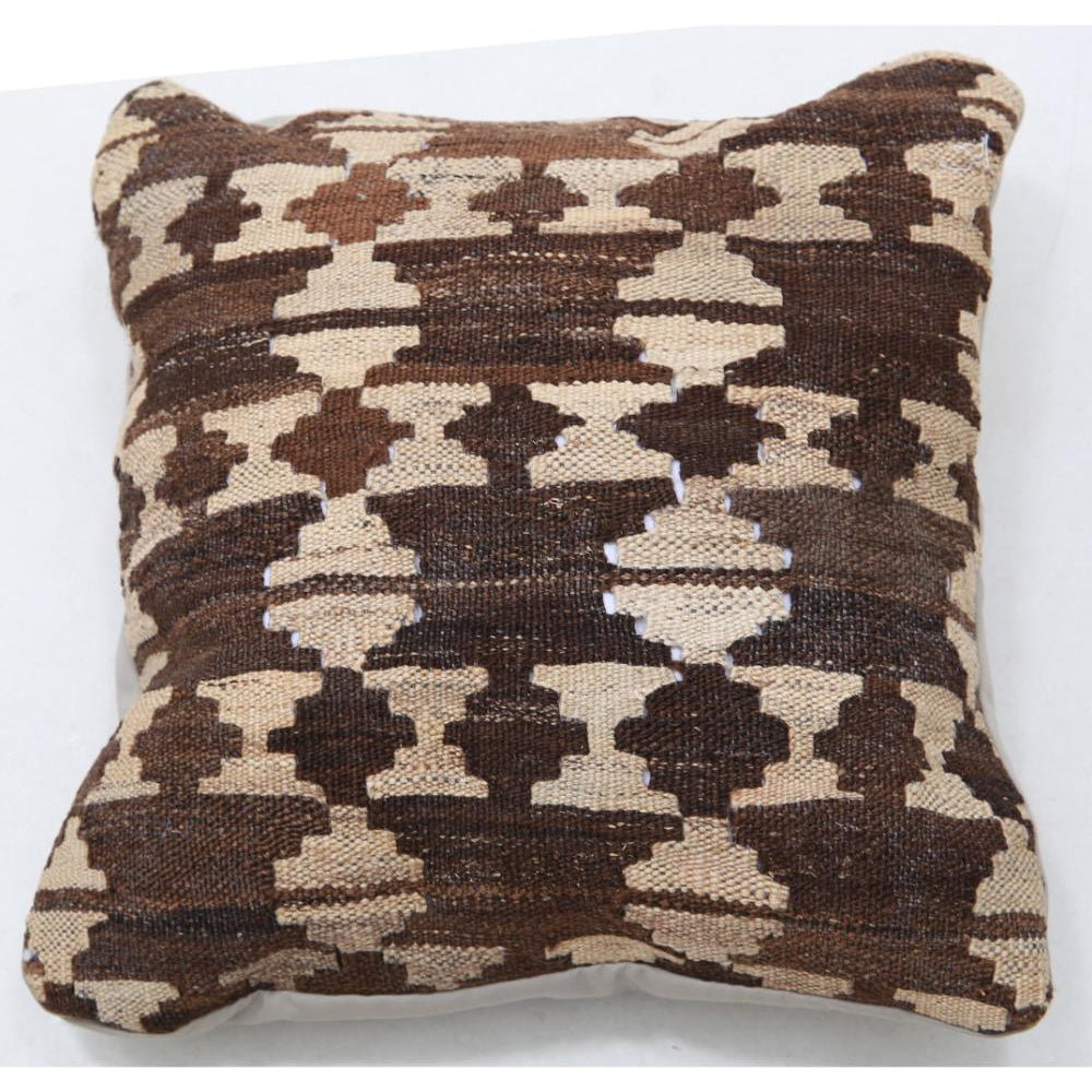 Hand Woven Tribal  Wool Pillow - 1'5'' x 1'5''