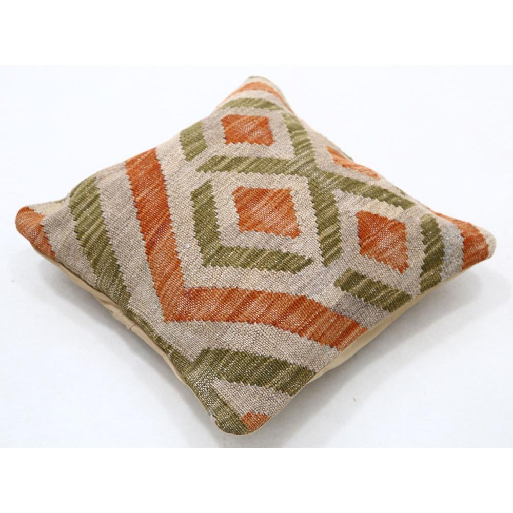Hand Woven Tribal  Wool Pillow - 1'5'' x 1'5''