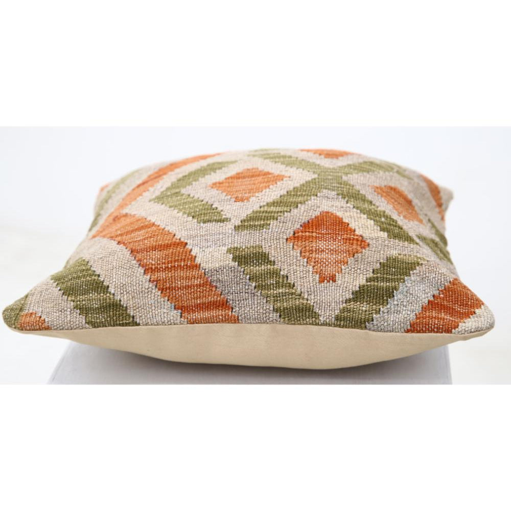 Hand Woven Tribal  Wool Pillow - 1'5'' x 1'5''