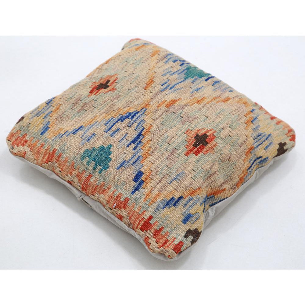 Hand Woven Tribal  Wool Pillow - 1'5'' x 1'5''