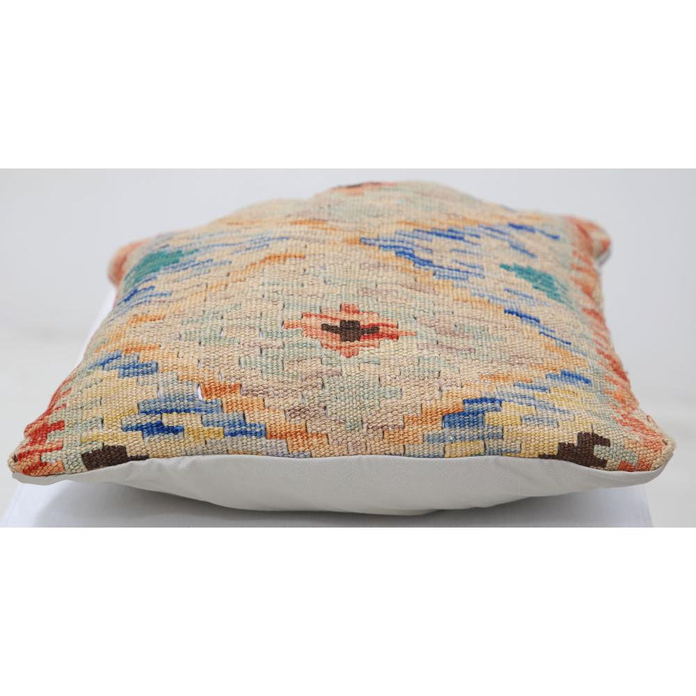 Hand Woven Tribal  Wool Pillow - 1'5'' x 1'5''