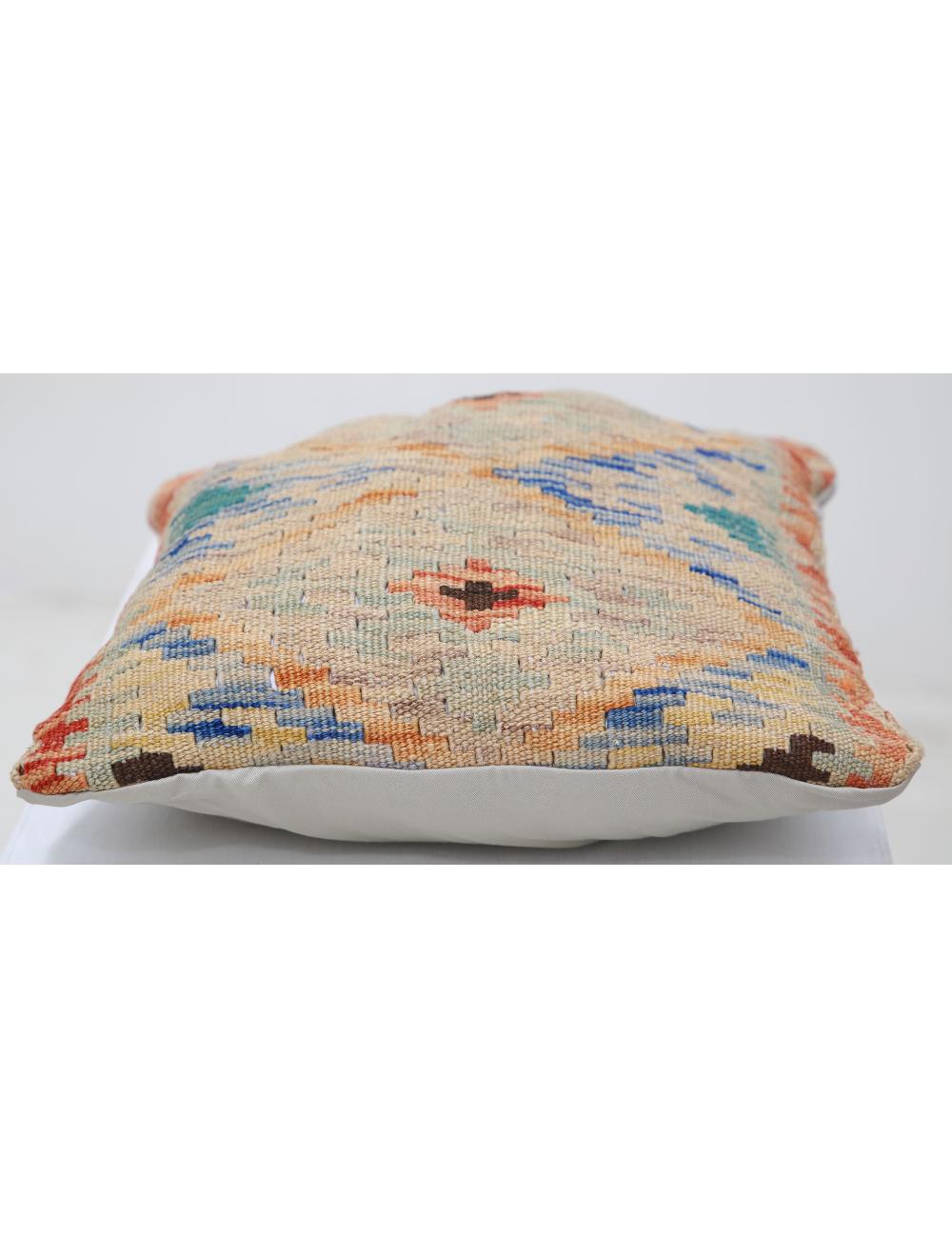 Hand Woven Tribal  Wool Pillow - 1'5'' x 1'5''