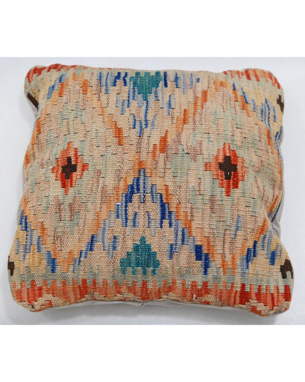 Hand Woven Tribal  Wool Pillow - 1'5'' x 1'5''