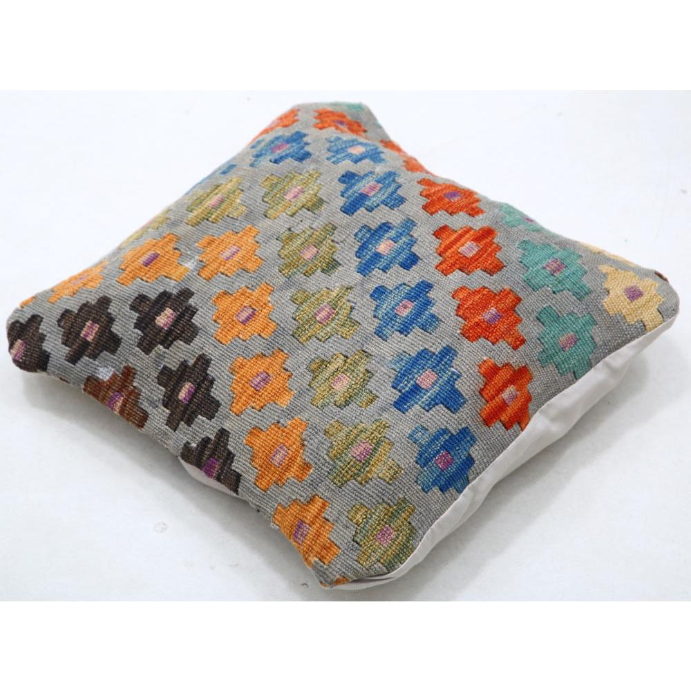 Hand Woven Tribal  Wool Pillow - 1'5'' x 1'5''