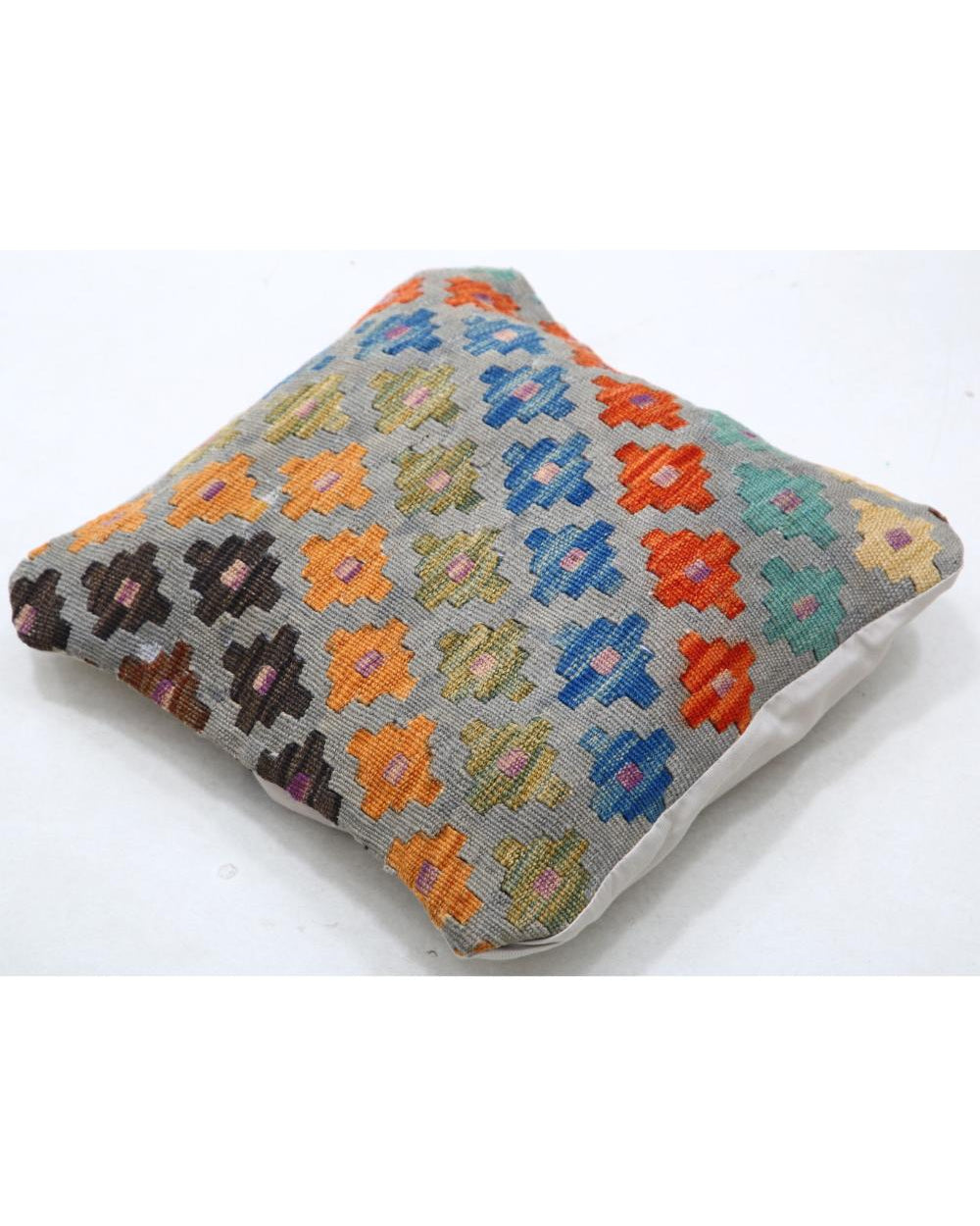 Hand Woven Tribal  Wool Pillow - 1'5'' x 1'5''