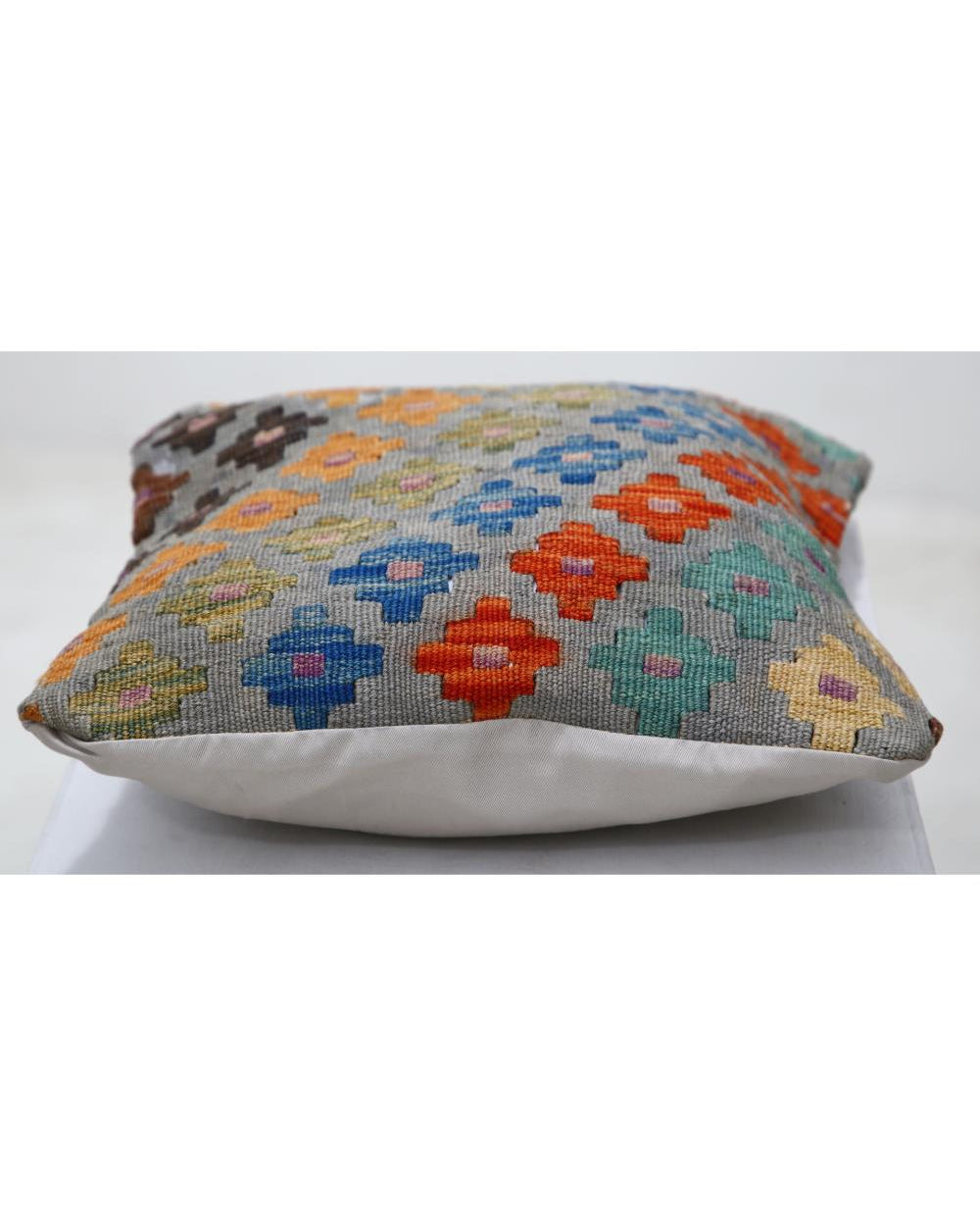 Hand Woven Tribal  Wool Pillow - 1'5'' x 1'5''