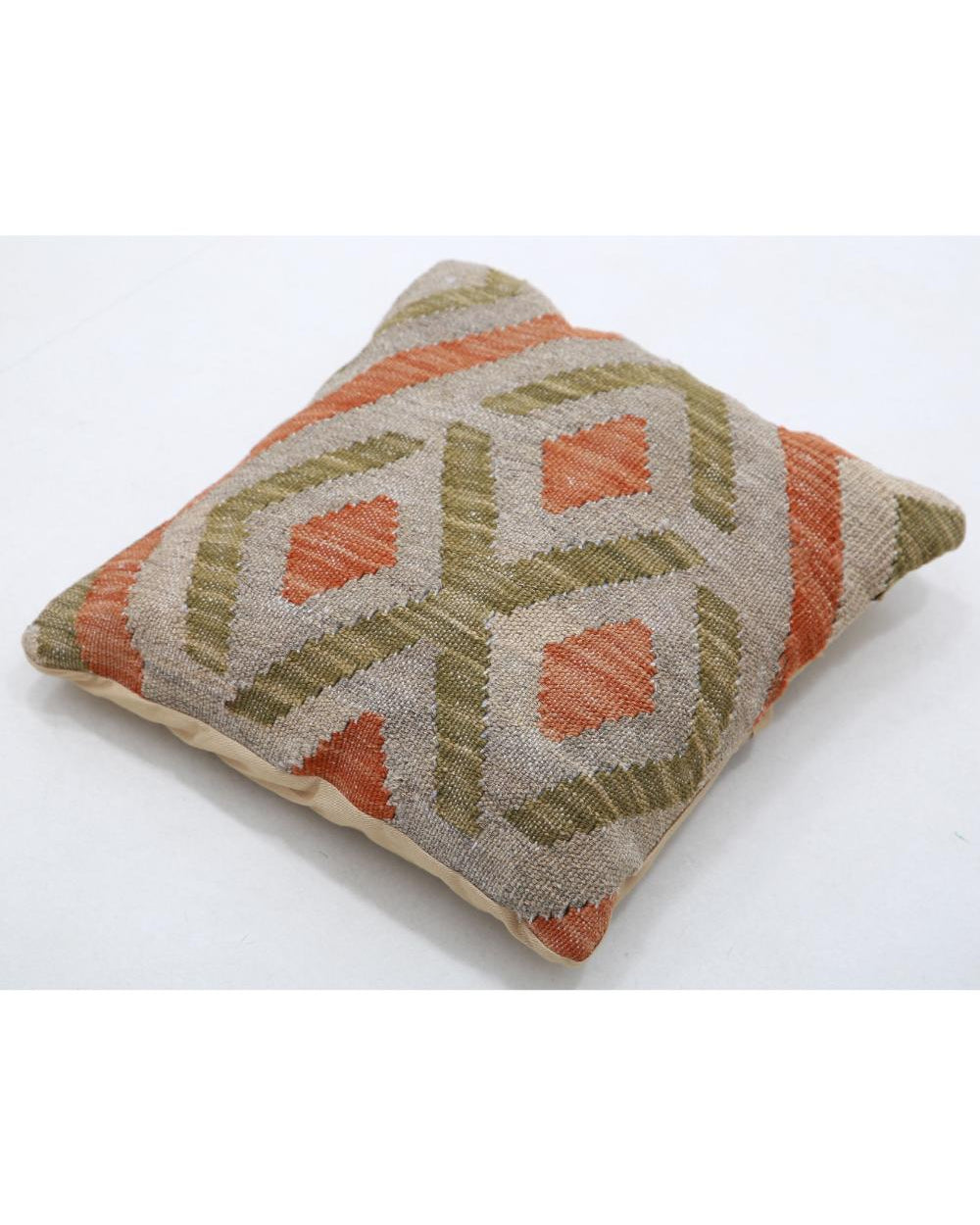Hand Woven Tribal  Wool Pillow - 1'5'' x 1'5''