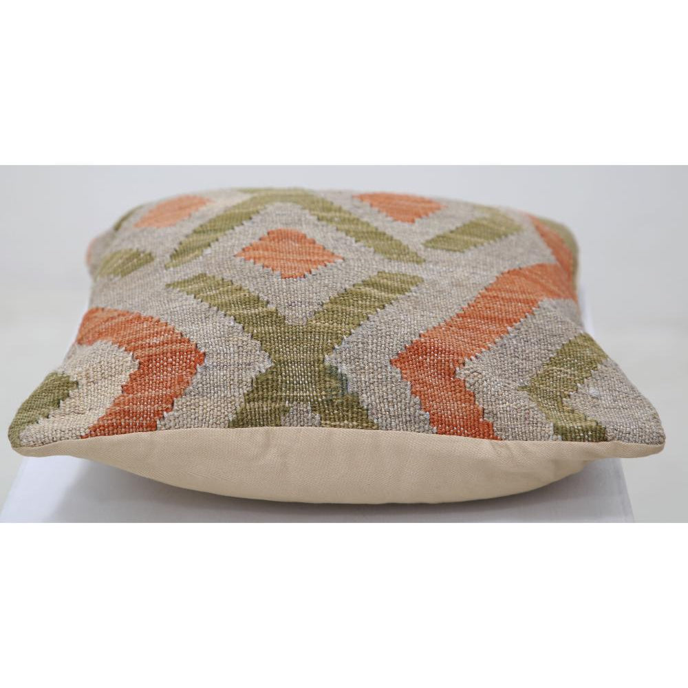 Hand Woven Tribal  Wool Pillow - 1'5'' x 1'5''