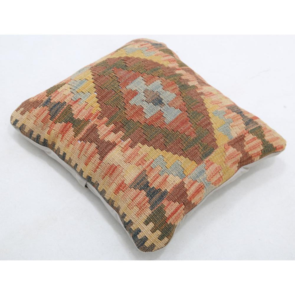 Hand Woven Tribal  Wool Pillow - 1'5'' x 1'5''