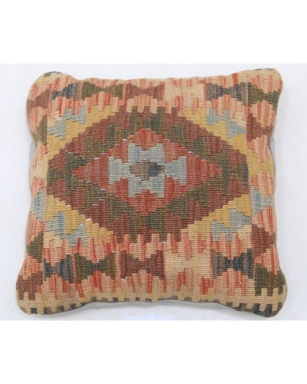 Hand Woven Tribal  Wool Pillow - 1'5'' x 1'5''