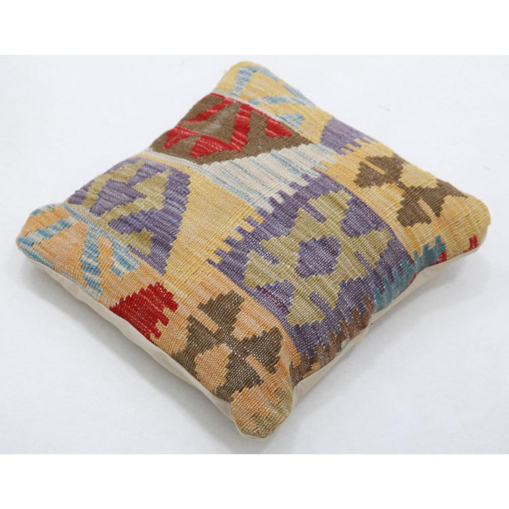 Hand Woven Tribal  Wool Pillow - 1'5'' x 1'5''