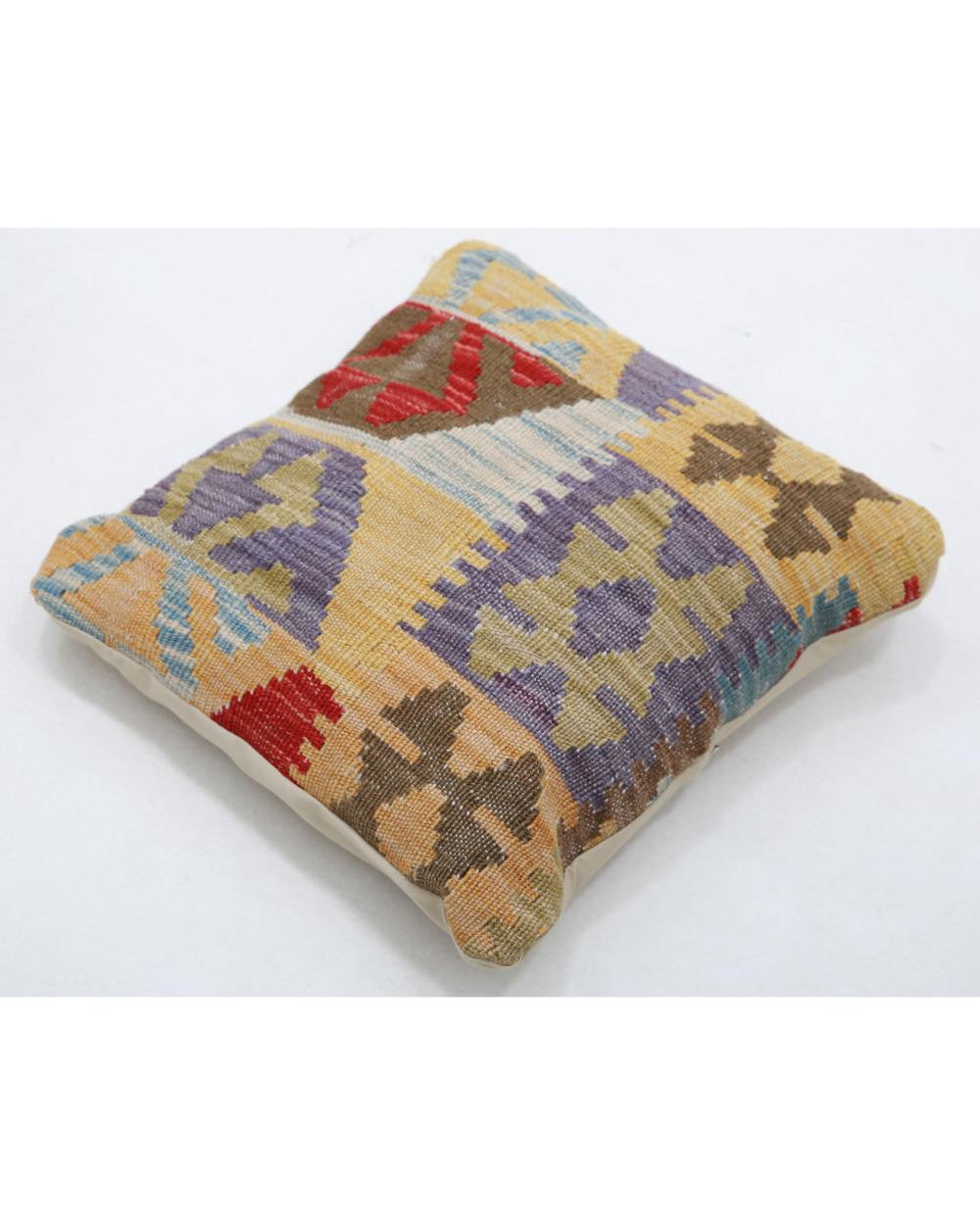 Hand Woven Tribal  Wool Pillow - 1'5'' x 1'5''