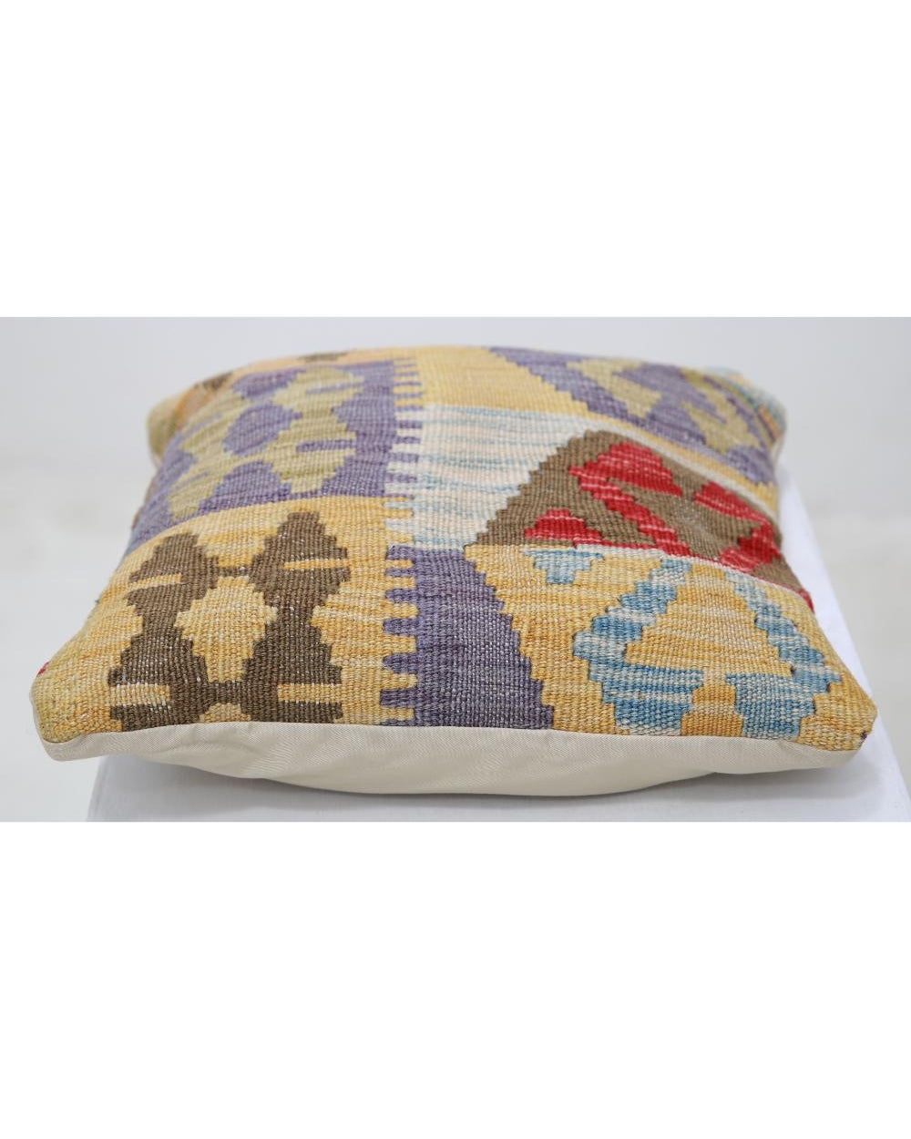 Hand Woven Tribal  Wool Pillow - 1'5'' x 1'5''