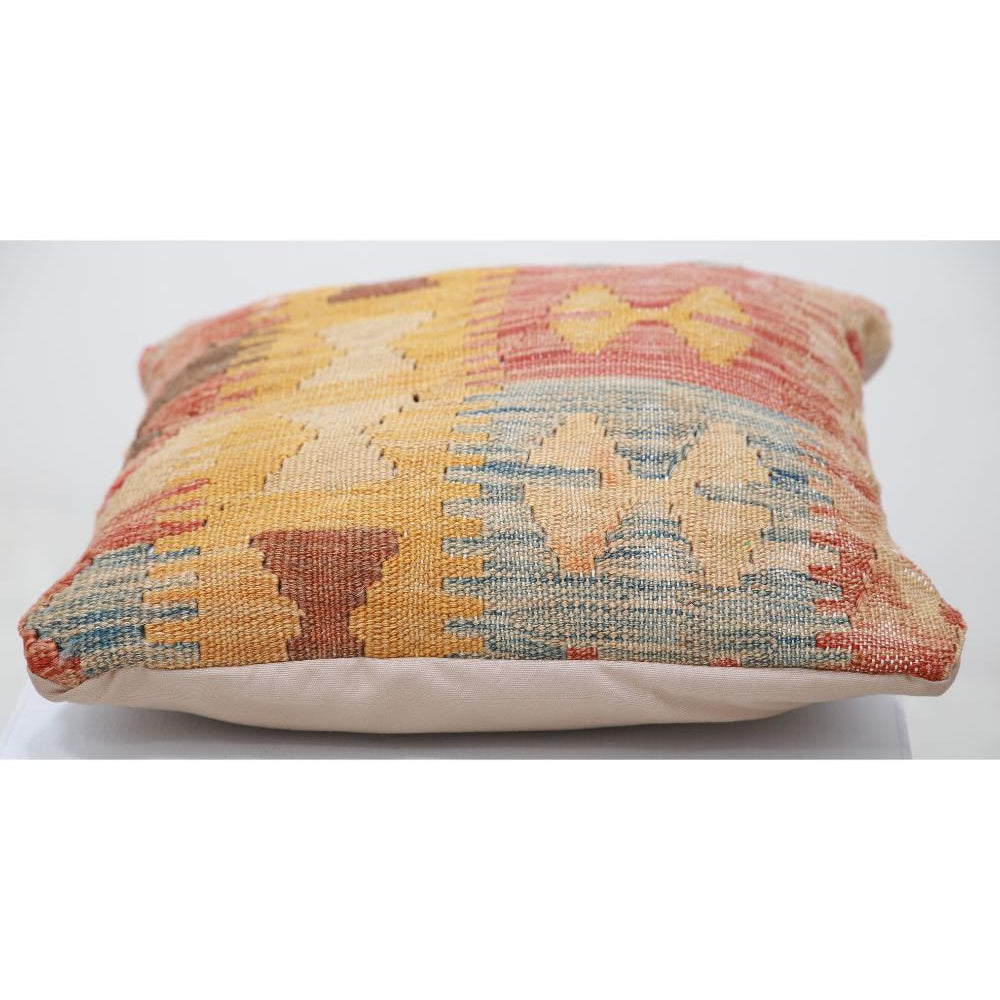 Hand Woven Tribal  Wool Pillow - 1'5'' x 1'5''