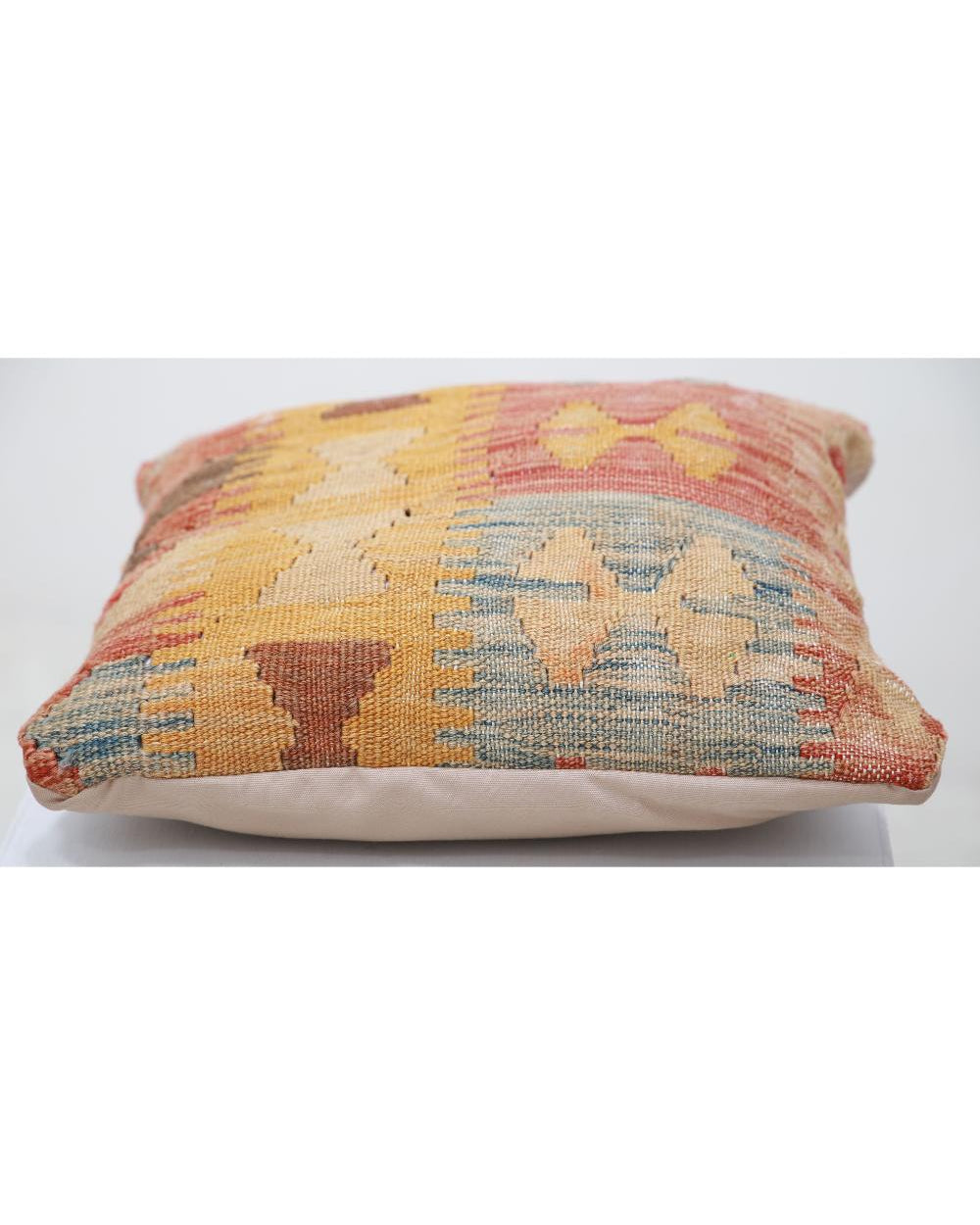 Hand Woven Tribal  Wool Pillow - 1'5'' x 1'5''