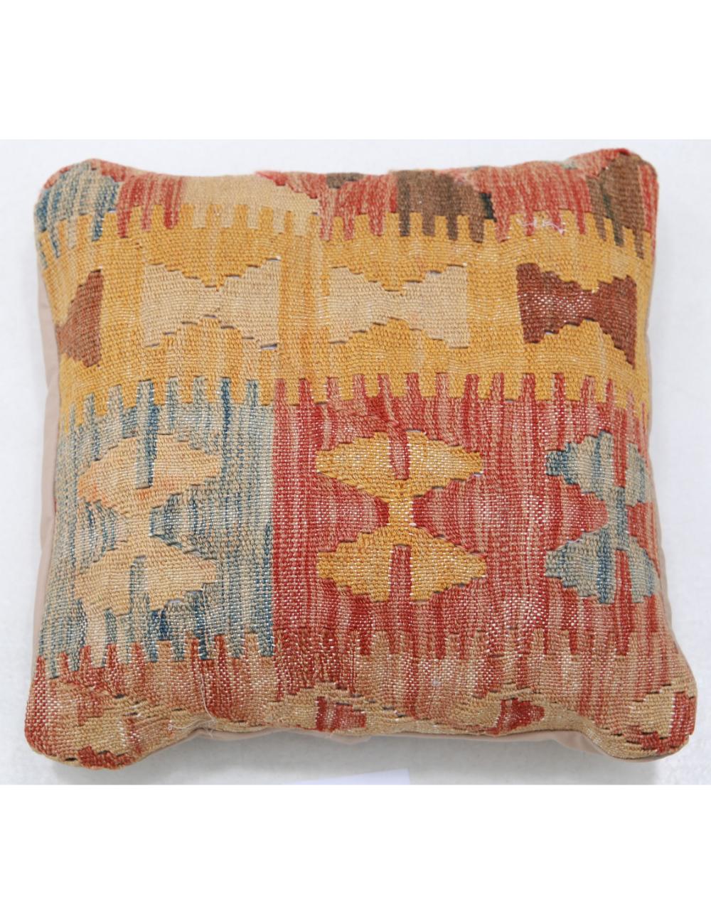 Hand Woven Tribal  Wool Pillow - 1'5'' x 1'5''