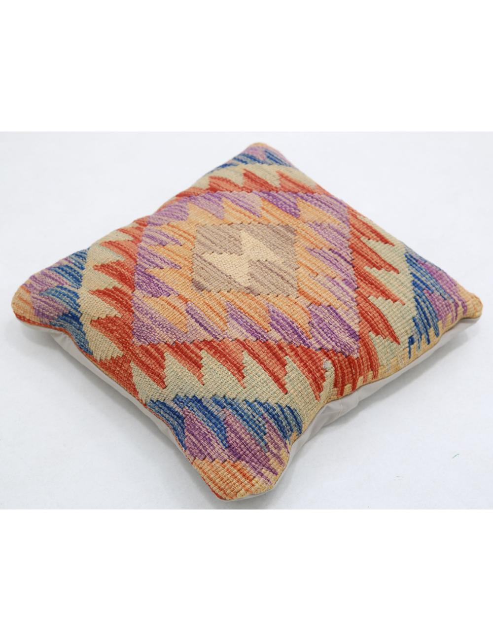Hand Woven Tribal  Wool Pillow - 1'5'' x 1'5''