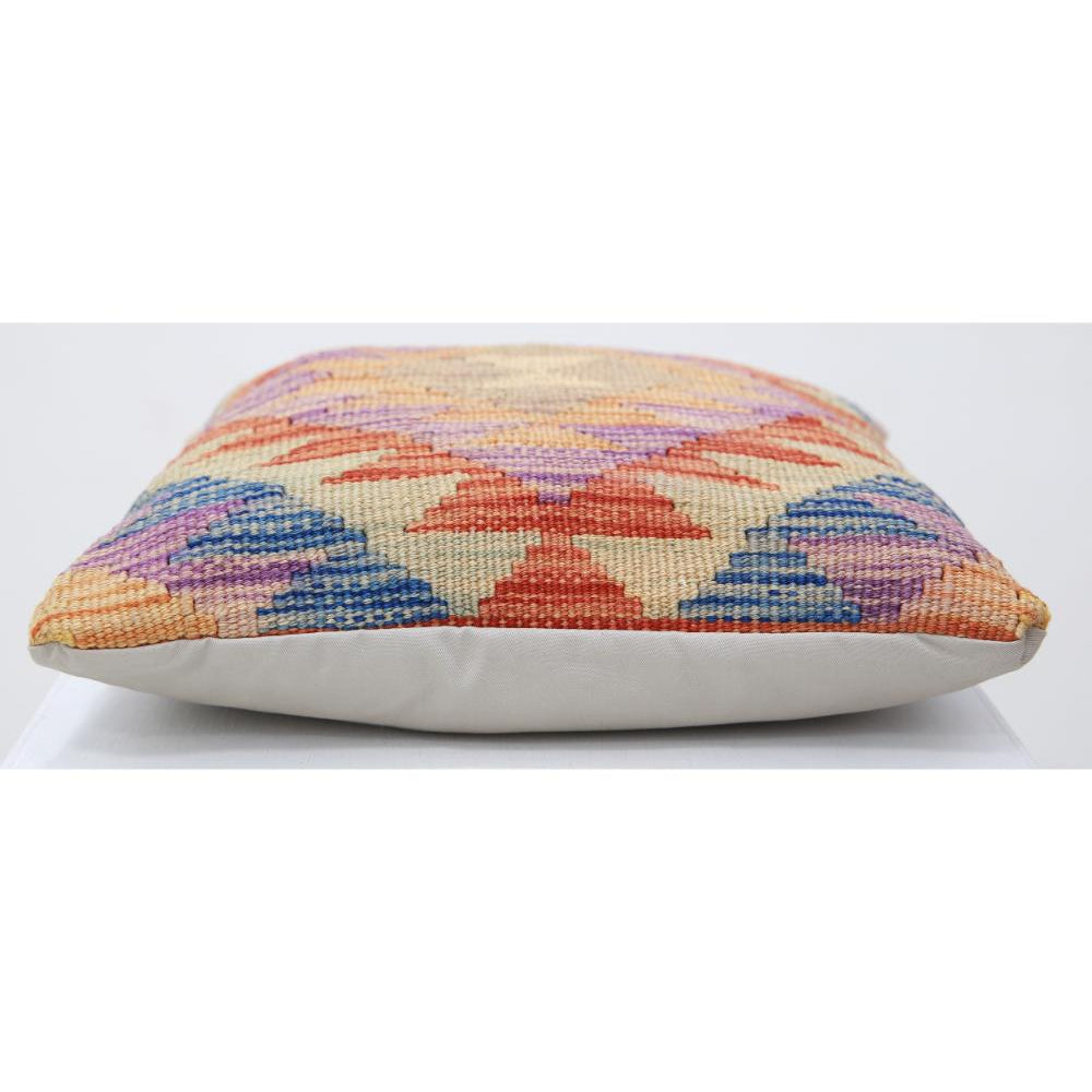 Hand Woven Tribal  Wool Pillow - 1'5'' x 1'5''