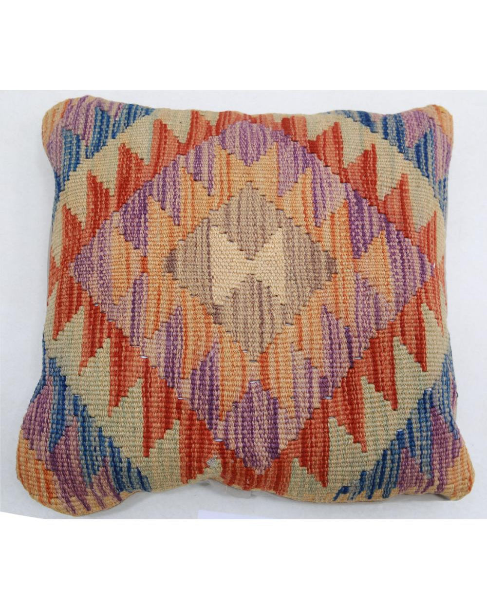 Hand Woven Tribal  Wool Pillow - 1'5'' x 1'5''