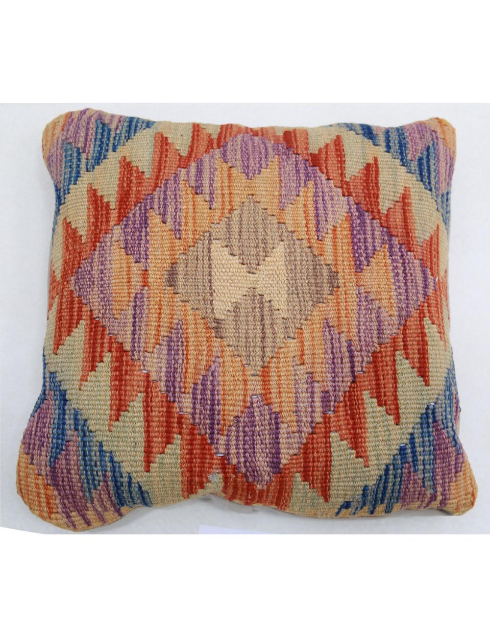 Hand Woven Tribal  Wool Pillow - 1'5'' x 1'5''