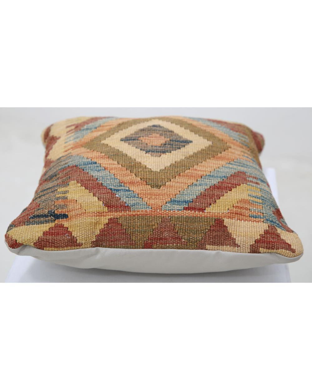 Hand Woven Tribal  Wool Pillow - 1'5'' x 1'5''