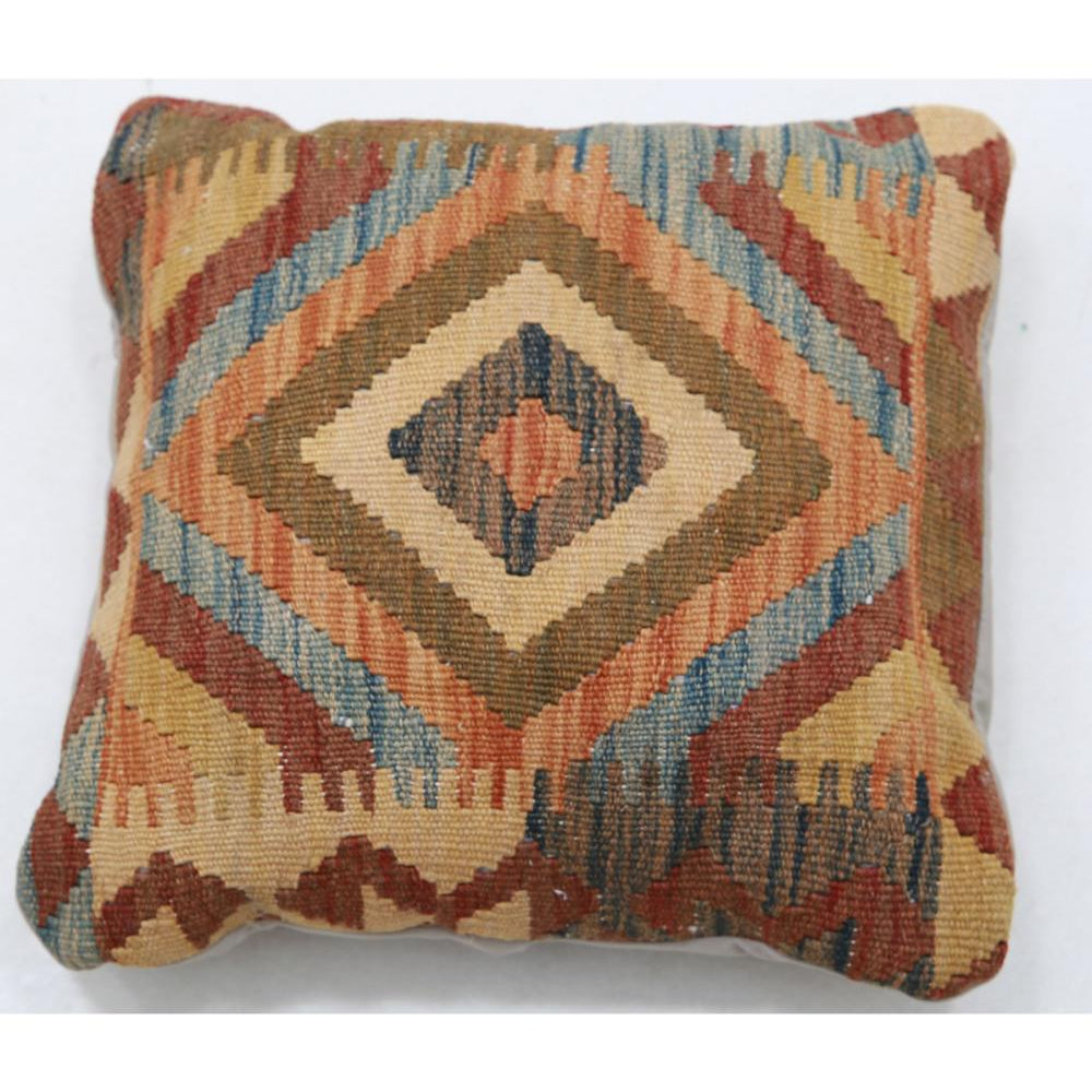 Hand Woven Tribal  Wool Pillow - 1'5'' x 1'5''