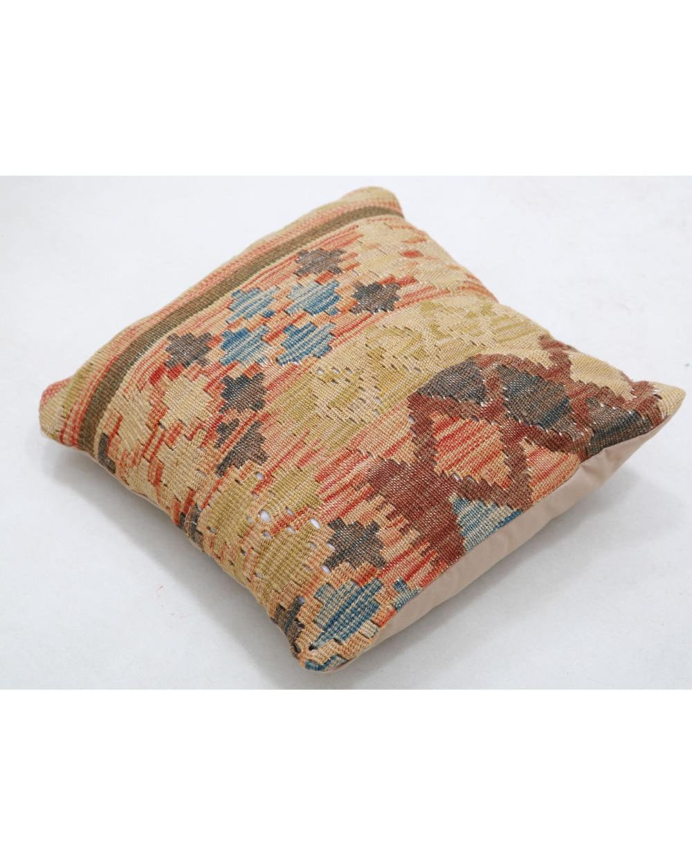 Hand Woven Tribal  Wool Pillow - 1'5'' x 1'5''