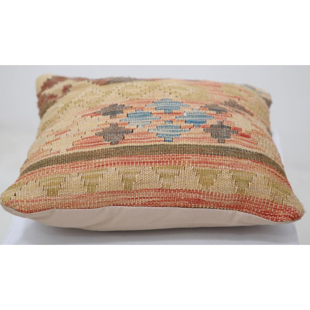 Hand Woven Tribal  Wool Pillow - 1'5'' x 1'5''