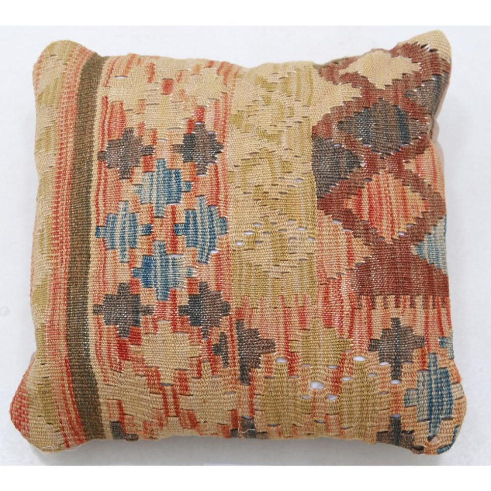 Hand Woven Tribal  Wool Pillow - 1'5'' x 1'5''